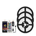 Miniatyrbillede 1 af 10: 30M - 44-Tast Musik LED-Strips - APP-styring - Musikstyringsboks MultiColo multicolor 30m 44key music led strip 18LED/m