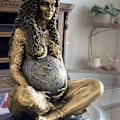 Miniatyrbilde 2 av 5: Gaia Millennium Gaia Statue Moder Jord Gaia Kunst Statue Moder Jord Gudinne Statue Påskegave Hagedekorasjoner Utendørsdekorasjon (Kobber)