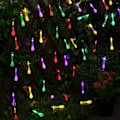 Miniatyrbild 4 av 4: 30LED Solcells Vattendrop Stringljus 8 Lägen Solcells Drivna