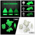 Miniatyrbillede 4 af 4: 200G Lysande PLA Filament 1,75 mm Glow In The Dark Plast PLA 1,75mm 3D Udskrivningsmateriale