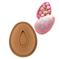 Miniatyrbillede 2 af 7: 3D påskeæg chokolade silikoneform DIY påskeoverraskelse
