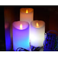 Miniatyrbilde 4 av 6: Fargeskiftende LED-lys med fjernkontroll, innebygd batteri, USB