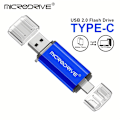 Pikkukuva 2 / 11: Microdrive 128GB 64GB 32GB 16GB 8GB 4GB USB Type C Nopea USB-muistitikku OTG Pen Drive Type-C