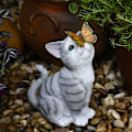 Miniatyrbillede 4 af 5: Kattehavedekoration, Sommerfugle Udendørs Solcellelamper