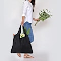 Miniatyrbild 5 av 5: 3 st återanvändbara shoppingväskor, hopfällbar shopper med fastsydd ficka -FA6-