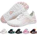 Miniatyrbillede 1 af 5: Lorax Pro Barfodssandaler til Mænd Kvinder Vandrestøvler, Anti-Slip Ridning Strand Sandaler Hvid White 37