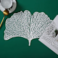 Pikkukuva 3 / 5: 4-pakkaus Ginkgo-lehden koristeelliset PVC-paikkamatot