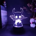 3D-yölamppu, Hollow Knight -hahmo, pelaajan piirustustaide Las-FA-