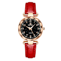 Miniatyrbillede 1 af 10: Ur Quartz Armbåndsur RØD red