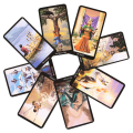 Pikkukuva 5 / 5: 78 kortin tarot-orakelkorttipakka Rider Waite -ennustuskortit black