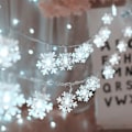 Miniatyrbilde 3 av 5: Julelys, snøfnugg lyslenke 19,6 fot 40 Led Fairy L