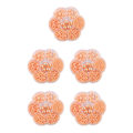 Pikkukuva 3 / 5: 1/2/3/5 1150 kpl DIY-helmihelmiä kauniiden korujen valmistukseen, oranssi orange 5PCS