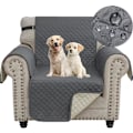 Miniatyrbillede 1 af 4: Sofa Cover med Armlæn, Vandafvisende Sofa Cover med Armlæn, Skridsikker Sofa Beskyttelse til Katte, Hunde, Ridser Grå Grey individual