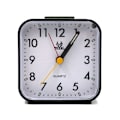 Miniatyrbillede 1 af 2: Stille Analog Vækkeur Sort