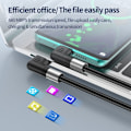 Miniatyrbillede 2 af 5: Type C-kabel USB-C-datakabel 3M 3m