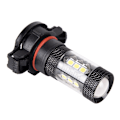 Miniatyrbillede 7 af 10: 2x PSX24W H16 5202 Super Hvid 160W LED 144 SMD Pære Dimlys