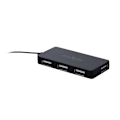 Miniatyrbilde 4 av 5: Maxlife Home Office USB 2.0-hub USB - 4x USB 0,15 m + kabel 1,5 m, Svart 100