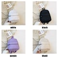 Pikkukuva 4 / 10: Mini Naisten Reppu Nylon Pieni Koululaukku Rento Reppu black