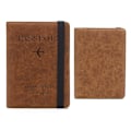 Miniatyrbilde 3 av 6: RFID-beskyttet reiselommebok passholder Brun brown 2-Pack