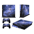 Miniatyrbillede 1 af 5: PS4-spilkontrollerens konsolværts fuldfarve klistermærker, stjernehimmel