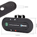 Miniatyrbillede 5 af 5: Håndfri Bluetooth solskærm til bil, håndfrit bilsæt bagcover kompatibelt med Iphone, Samsung til GPS, musik, opkald - Perfekt