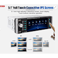 Miniatyrbillede 3 af 5: Enkelt DIN 5\" Bilstereo Radio Trådløs Apple CarPlay Android Auto Bluetooth USB-XF7-