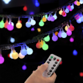 Pikkukuva 1 / 5: Pallomaiset keijuvalot, 8 tilaa 100 LED-pistokkeen ulkoköynnös