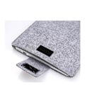 Miniatyrbillede 4 af 6: Dataetui 13 tommer, Passer til MacBook Pro og Air - Uldfilt Sleeve gray