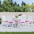Miniatyrbillede 1 af 9: Stols puder 6 stk rosa 50x50x7 cm oxfordstof
