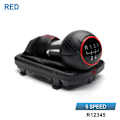 Miniatyrbilde 1 av 5: For AUDI A4 8E B6 B7 2000-2008 Bil Girskiftknapp Damask Boot Case-5-girs Rød 5 Speed Red