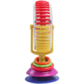 Miniatyrbilde 3 av 5: Babypariserhjul - Babyroterende Rattle med sugekopp Tidlig utvikling Rattle leketøy pariserhjul form Høystol Håndholdt leketøy