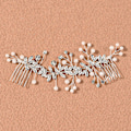 Miniatyrbild 5 av 10: Hårkam Leaf Flower GULD gold