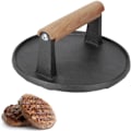 Miniatyrbild 2 av 5: Gjutjärnsburgarepress, hamburgerpress, non-stick pattypress wi