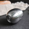 Miniatyrbilde 4 av 4: Rustfritt stål eggformet kjøkkenur 60 minutters alarm 1 stk