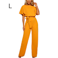 Miniatyrbilde 3 av 7: Dame Jumpsuit Romper Strandferie Kropp Raka ben Svart Black 3xl
