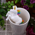 Miniatyrbillede 2 af 5: Tesil / Tekande i Silikon - Pony / Unicorn - Enhjørning white 40