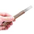 Miniatyrbild 4 av 4: 3 st 0,5 mm Dreadlock Virknål Krok Bambu Handtag Krokar Verktygstillverkning