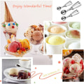 Miniatyrbillede 4 af 5: Glasskopa, 3-delt Cookie Scoop Set, Rustfrit stål Is CDQ