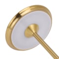 Miniatyrbilde 2 av 5: Trådløs bordlampe Oppladbar 2000mAh 3 lysstyrkenivåer Bærbar USB-C LED metall nattlampe gull