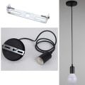 Miniatyrbilde 3 av 5: Takfeste for taklampe, 100 mm [4 stk]