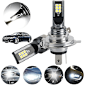 Miniatyrbilde 1 av 5: H4/9003 LED-lykter Pærer LED H4 Lykter Bil Pærer H4 Bil Lykter Lyssterk LED Bil Pærer H4 LED Lykter