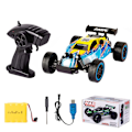 Pikkukuva 1 / 5: RC-kilpa-autot 2.4Ghz Nopea Radio-ohjattava Auto 1:20 2WD Kilpailu Leikkiauto Sähköauto Nopea Kilpailu Buggy Harrastusauto (Keltainen 1881) yellow