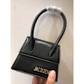 Miniatyrbild 1 av 5: Dam Handväska Axelväska Liten Väska Ins Bärbar Crossbody-väska Black plain