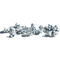 Miniatyrbillede 1 af 5: Skruedubbe til sko - Skodubbe - Däckskruv - Halkskydd 16 stk - Metallook silver one size