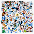 Pikkukuva 5 / 5: 50 kpl Lionel Messi -tarroja Vedenpitävät kannettavan tietokoneen rullalautalaukun tee-se-itse-tarrat-FA2- 50PCS