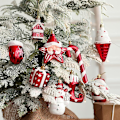 Miniatyrbild 2 av 5: 2 julgranskulor i plast Julgransdekor jul