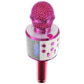 Miniatyrbillede 2 af 5: Karaoke mikrofon med højttaler og Bluetooth pink 320