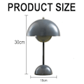 Miniatyrbilde 2 av 5: Bordslampe, Eye Caring LED Flowerpot Bordslampe Portable for School, Grå