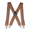 Miniatyrbild 8 av 11: Svarta justerbara hängslen Herr Unisex byxor Elastic Sc white oen-size