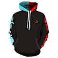 Pikkukuva 1 / 2: My Hero Academia Todoroki Shoto Cosplay -huppari, musta ilman vetoketjua Black without zipper 4XL